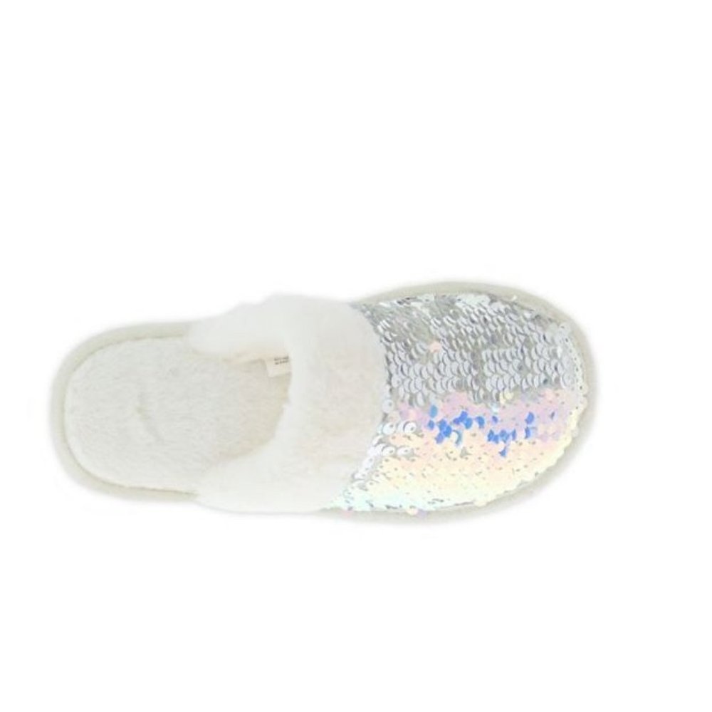 Elli by Capelli Flippable Sequin Eye Mask & Slippers Set Girls 10/11